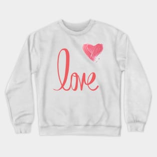 Heart  Felt Love Crewneck Sweatshirt